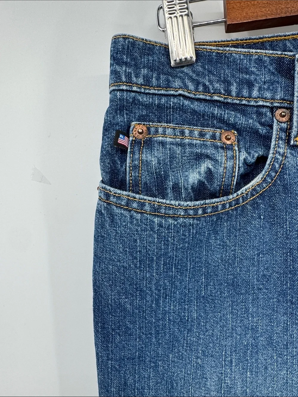 Polo Ralph Lauren Cropped Relaxed Jeans Women's Size 4 Minimalist Everyday Wear